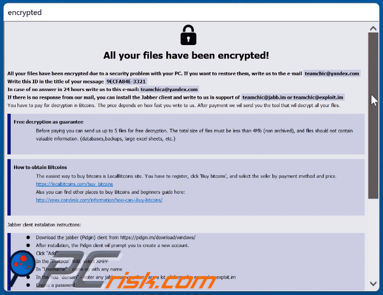 Pop-up ransomware FILE (info.hta) GIF