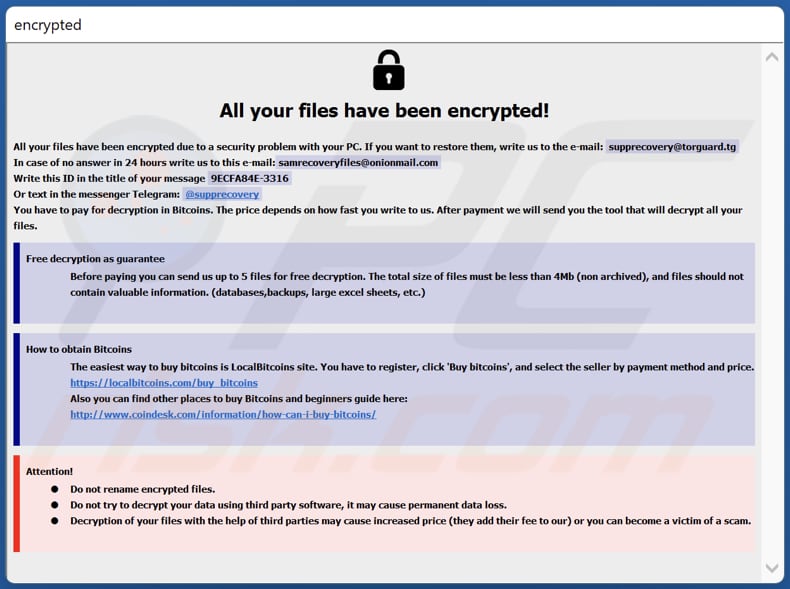 Plik HTA ransomware Duck (info.hta)