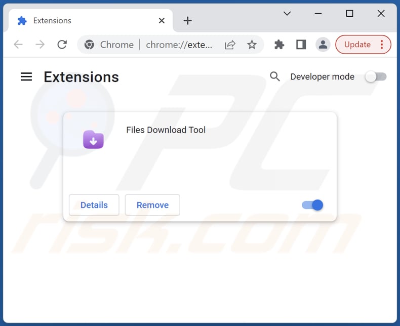 Usuwanie adware Files Download Tool z Google Chrome krok 2