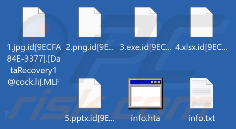 Pliki zaszyfrowane przez ransomware MLF (rozszerzenie .MLF)