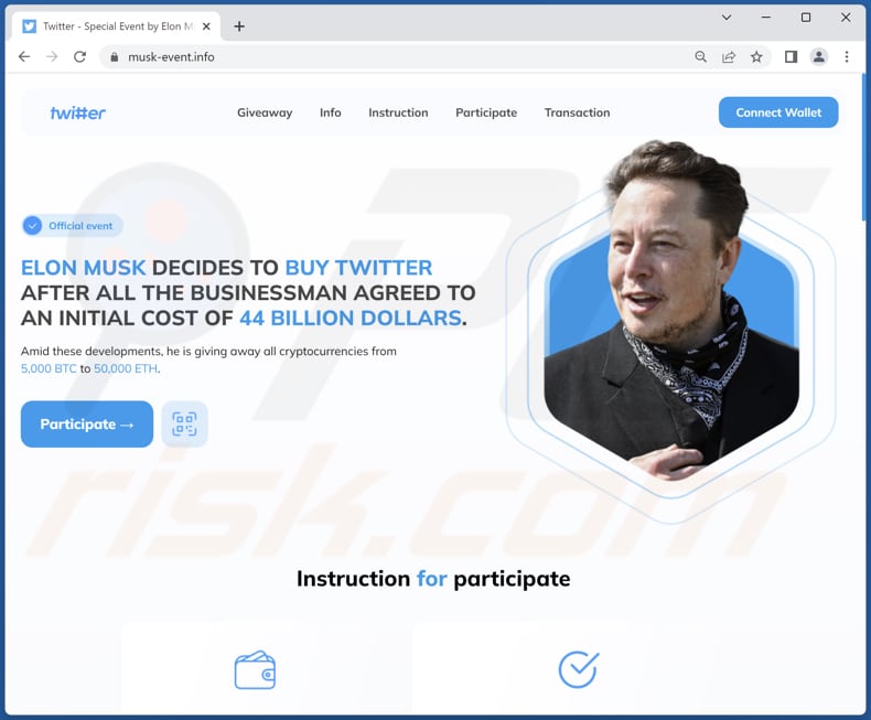 Oszustwo ELON MUSK Twitter Giveaway