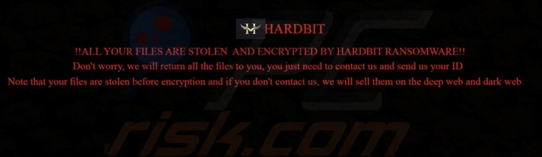 Tapeta ransomware HARDBIT