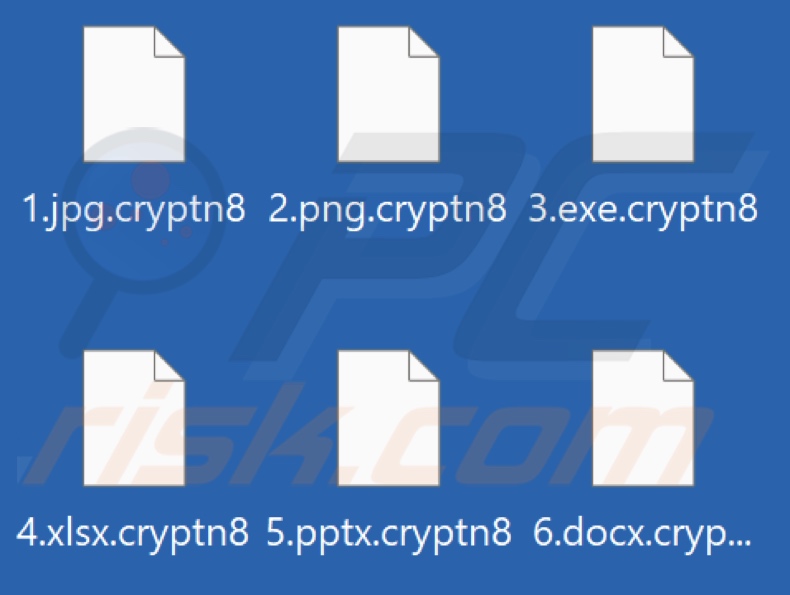 Pliki zaszyfrowane przez ransomware Cryptonite (.cryptn8) (rozszerzenie .cryptn8)