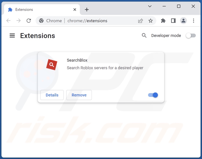 Rozszerzenie przeglądarki SearchBlox