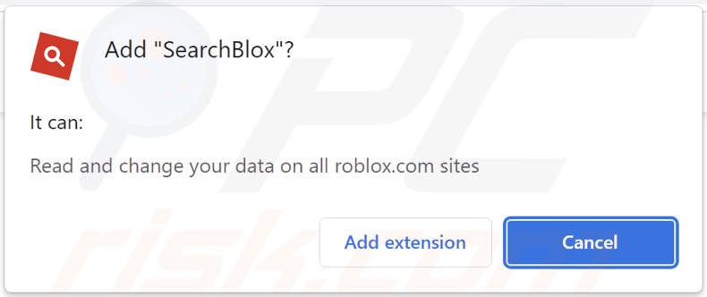 1 wariant SearchBlox proszący o różne pozwolenia