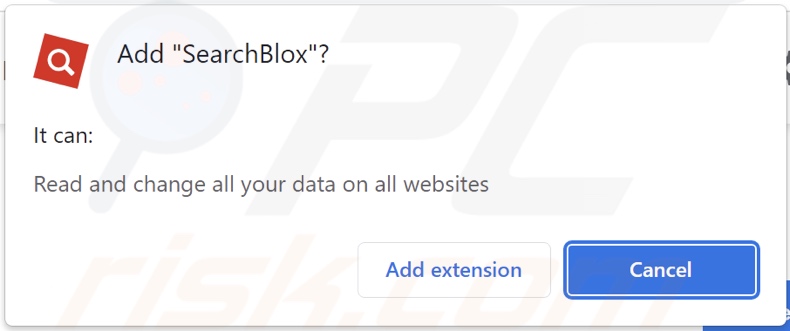 Wariant SearchBlox proszący o różne pozwolenia