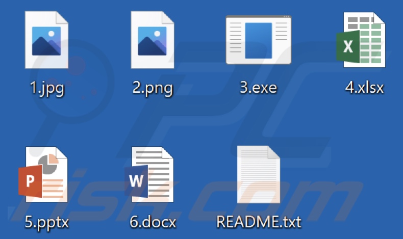 Pliki zaszyfrowane przez ransomware CIA (brak rozszerzenia)