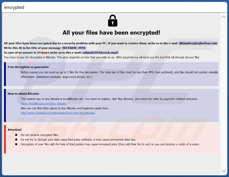 Plik HTA ransomware Worry (info.hta)