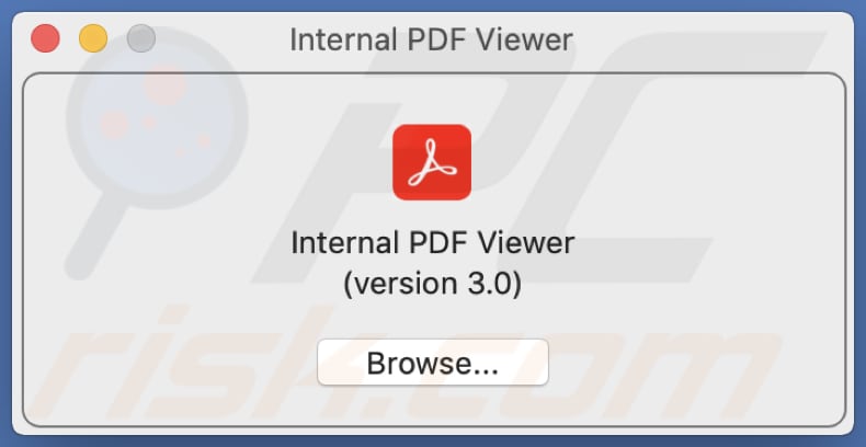 Złośliwe malware RustBucket Internal PDF Viewer.app