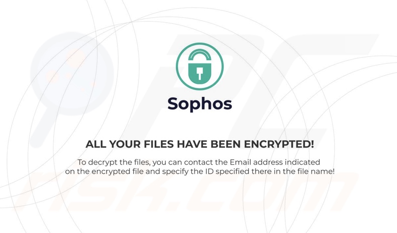 Tapeta ransomware SophosEncrypt