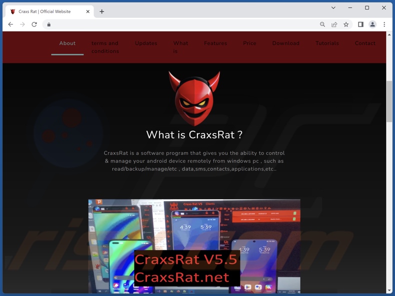 Malware CraxsRAT promowane w sieci