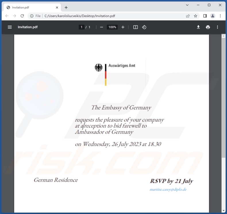 Złośliwy załącznik rozpowszechniający odmianę malware Duke