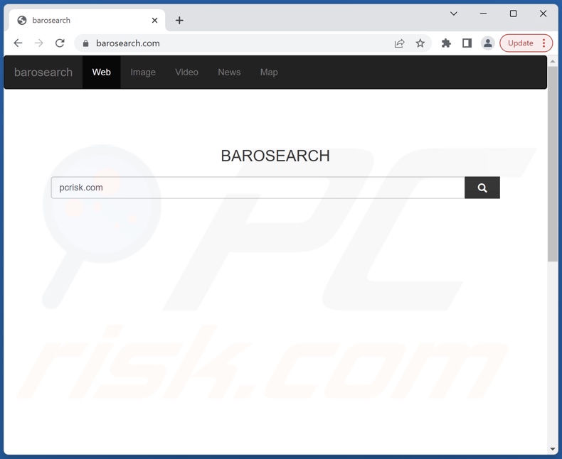 Porywacz przeglądarki barosearch.com