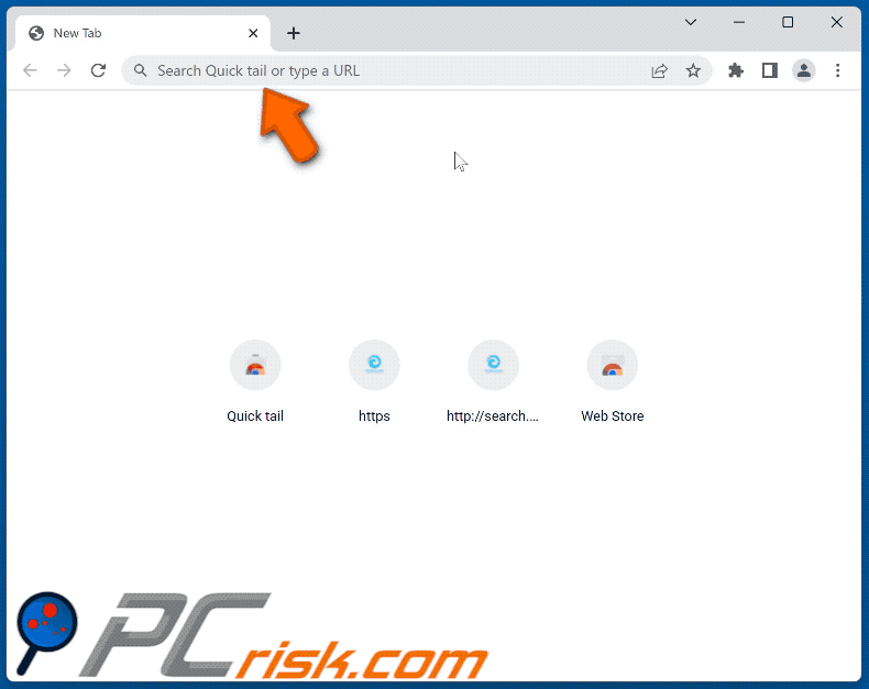 Tailsearch.com przekierowuje do bing.com poprzez search-checker.com