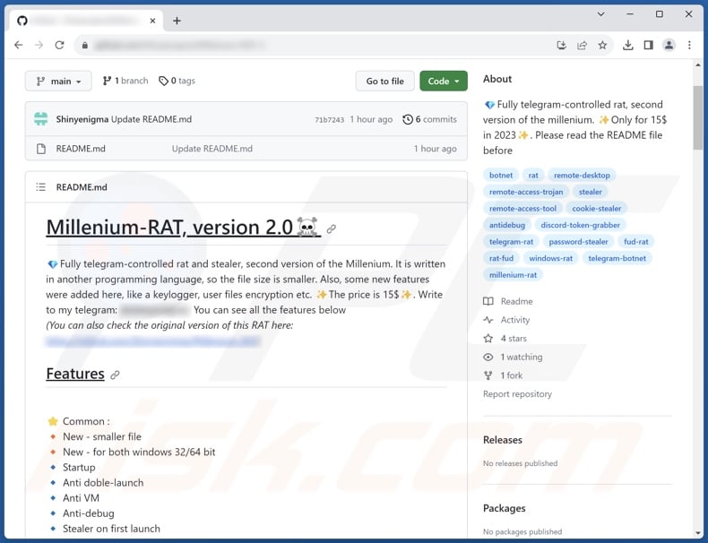 Złośliwe oprogramowanie Millenium 2.0 promowane w Internecie