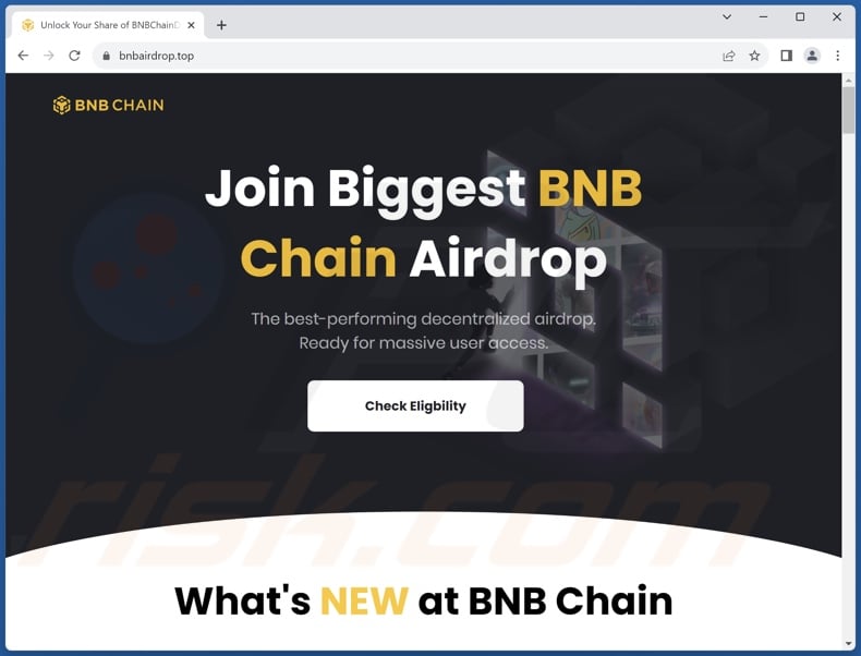 Oszustwo BNB Chain Airdrop