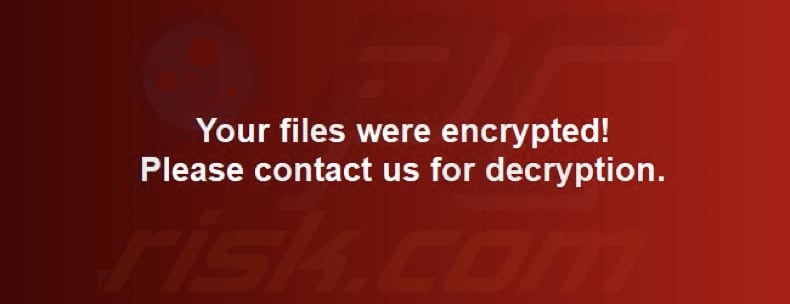 Tapeta ransomware ChocVM