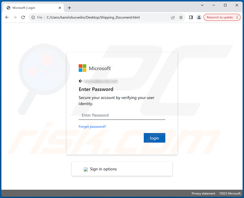Phishingowy dokument HTML dystrybuowany przez DHL - Oszustwo e-mailowe z powiadomieniem o nadchodzącej przesyłce (2024-02-01)
