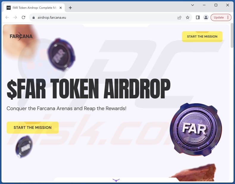 Oszustwo FAR TOKEN AIRDROP