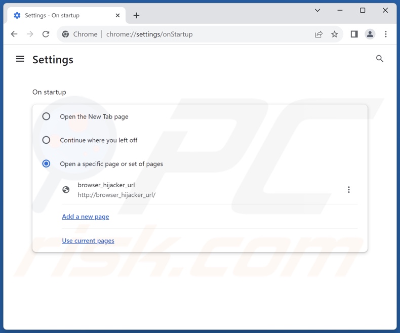 Zmiana strony głównej przeglądarki Google Chrome