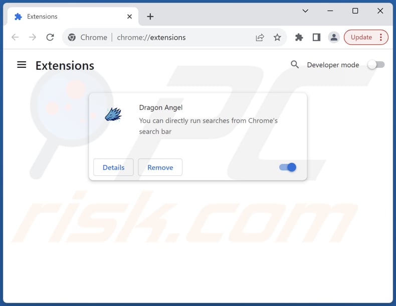 Usuwanie rozszerzeń powiązanych z dragonboss.solutions z Google Chrome