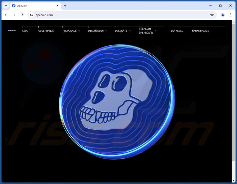 APECOIN Airdrop Oszustwo (apecoin.com)