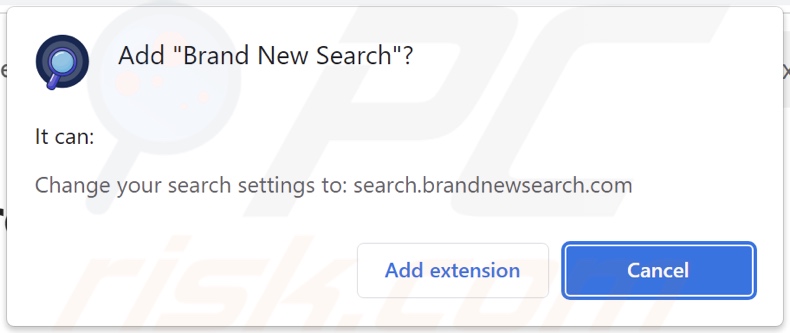 Brand New Search porywacz przeglądarki proszący o uprawnienia