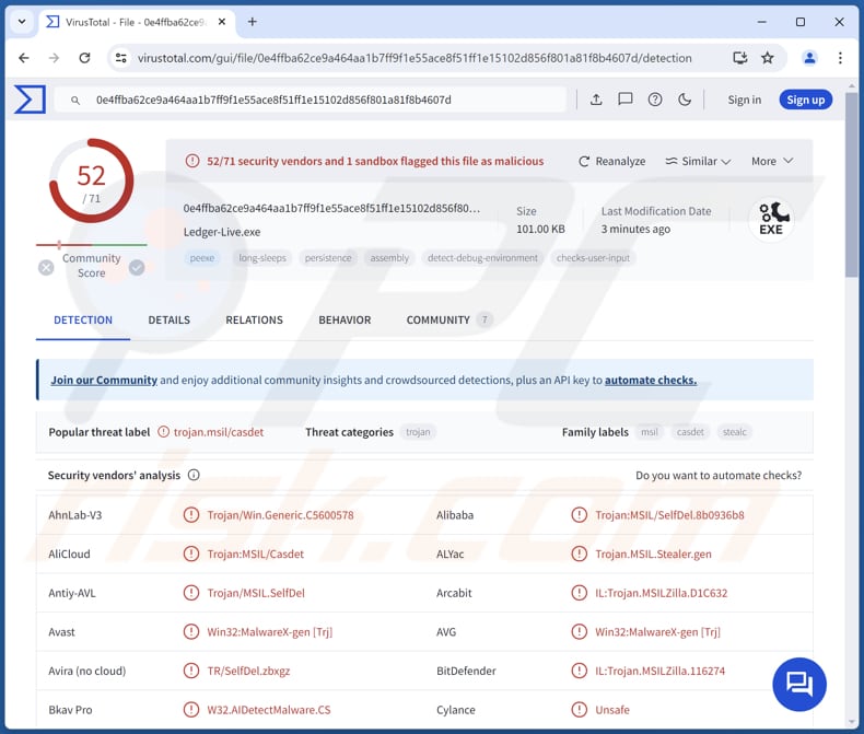 Ledger złośliwe oprogramowanie kradnące portfele