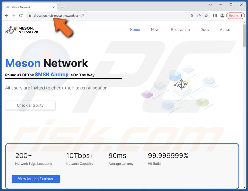 Meson ($MSN) Airdrop Claim oszustwo