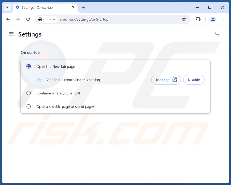 Usuwanie search.media-tab.com ze strony głównej Google Chrome