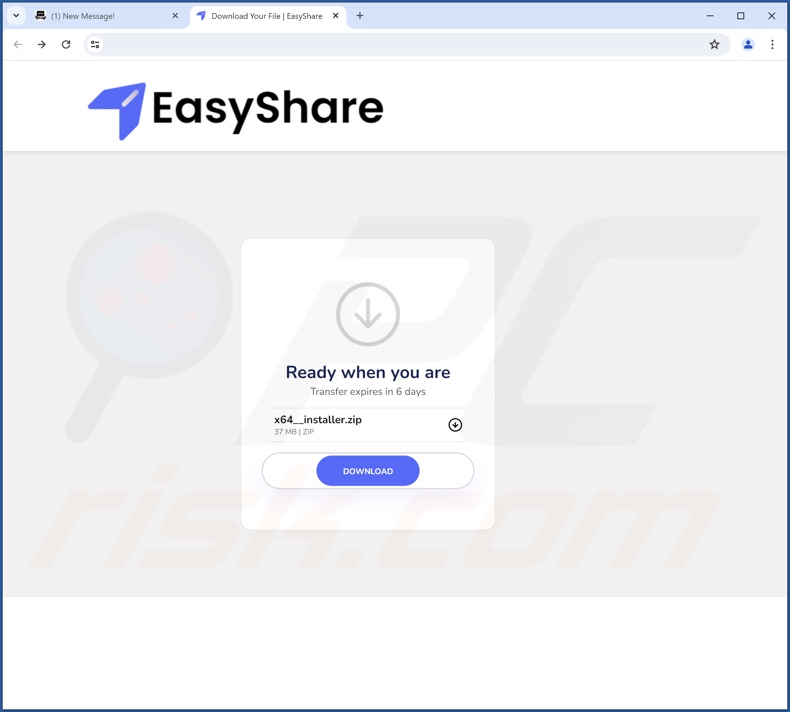 Strona internetowa używana do promowania TruoApp PUA