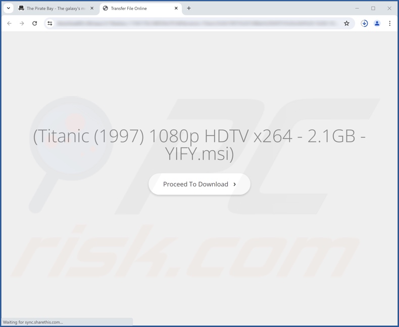 Zwodnicza strona internetowa promująca FortyFy