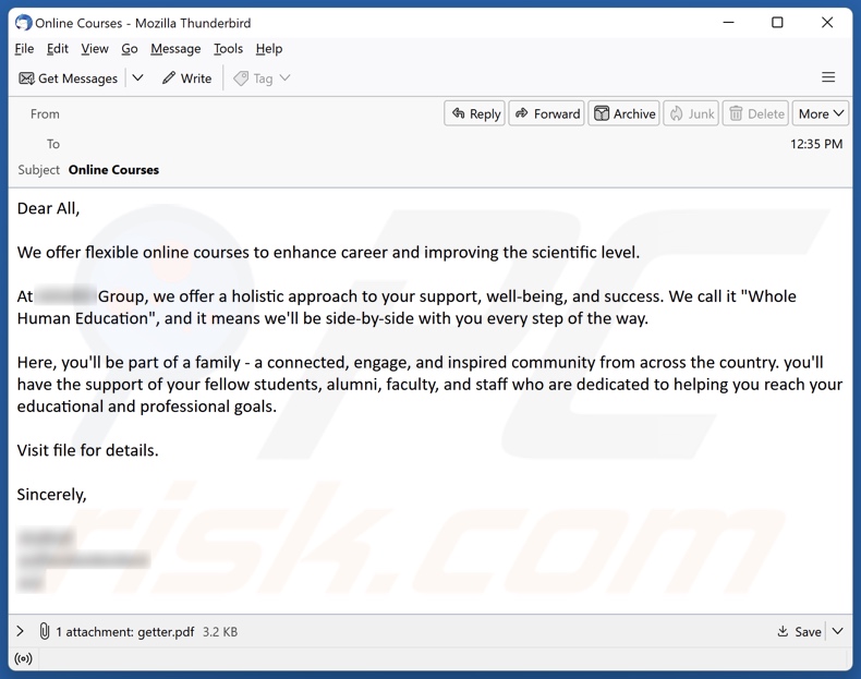 BugSleep malware Rozprzestrzenianie spamu e-mail