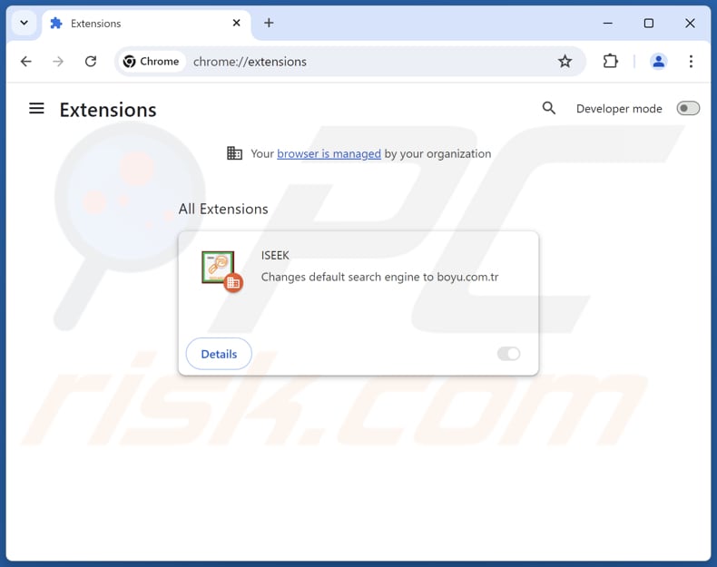 Usuwanie rozszerzeń Google Chrome powiązanych z findflarex.com