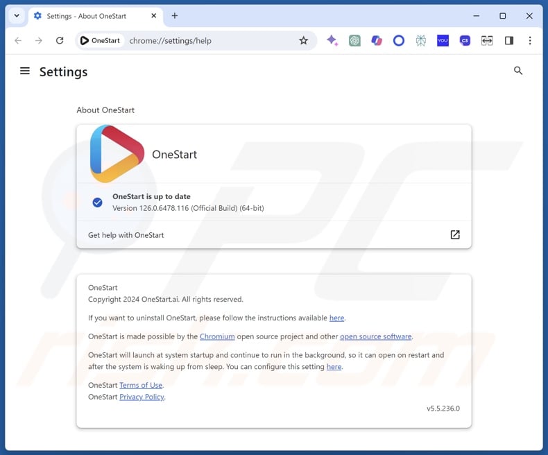 OneStart PUA używany do infiltracji złośliwego oprogramowania TamperedChef