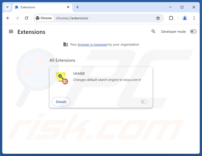 Usuwanie rozszerzeń Google Chrome powiązanych z findflarex.com