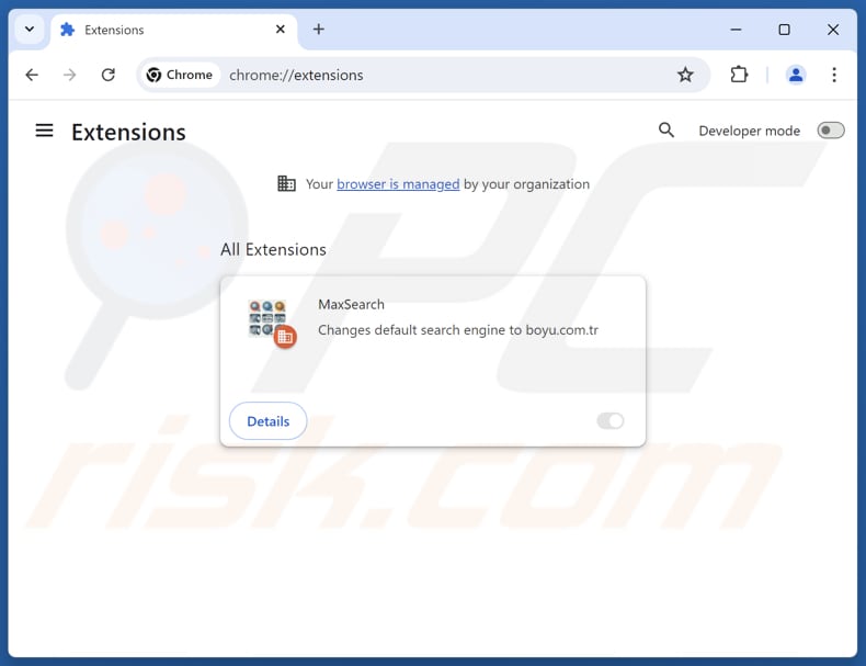 Usuwanie rozszerzeń Google Chrome powiązanych z findflarex.com