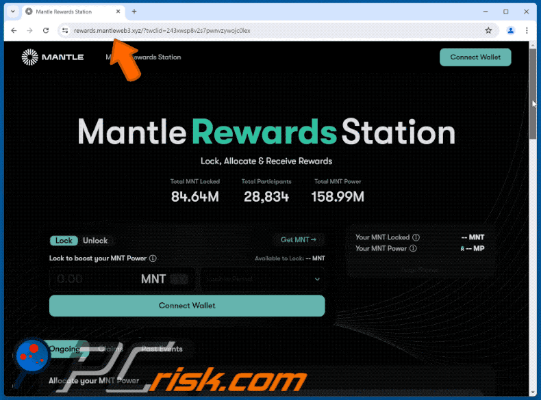 Pojawienie się oszustwa związanego z Mantle Rewards Station