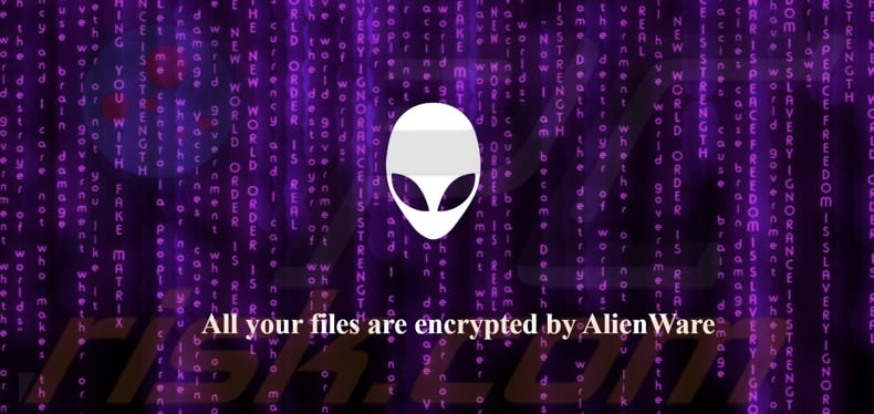 AlienWare ransomware tapeta