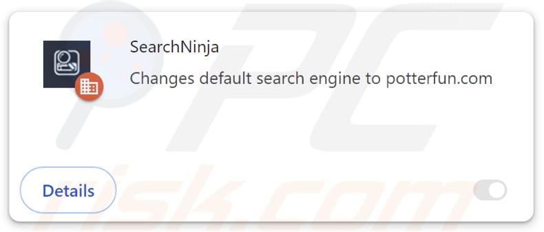 Porywacz przeglądarki SearchNinja