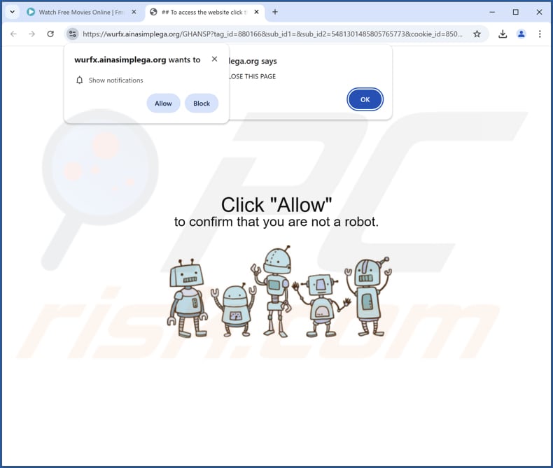 ainasimplega[.]org reklamy