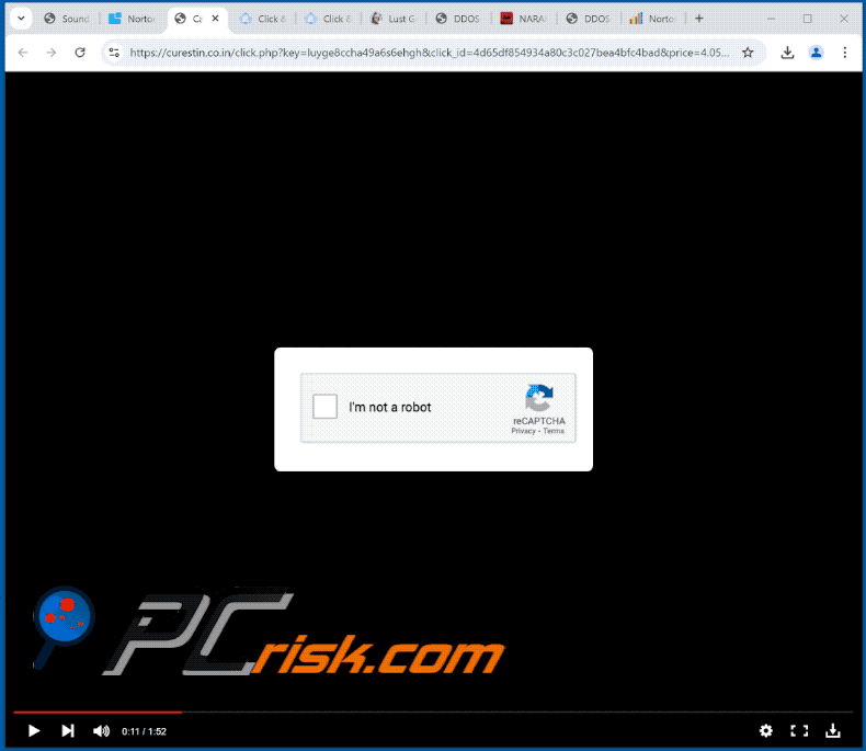 curestin.co[.]in wygląd strony internetowej (GIF)