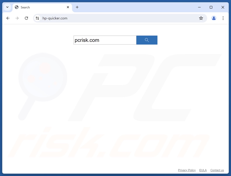 hp-quicker.com fałszywa wyszukiwarka