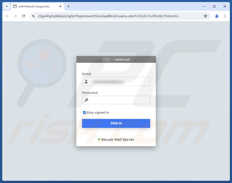 New Webmail 2.0 Strona wyłudzająca informacje