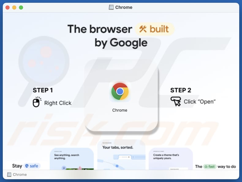Odyssey stealer fałszywy instalator chrome używany do wstrzykiwania