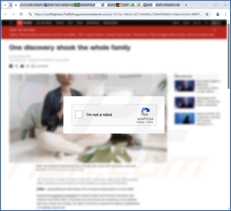 premiumnetwork.co[.]in pop-up przekierowania