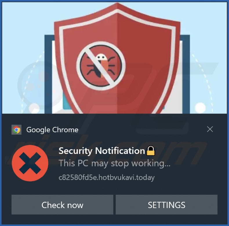 Viruses And Malware Files Have Been Detected POP-UP Powiadomienie o promowaniu oszustwa