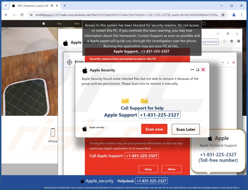 Apple Security Found Some Infected Files oszustwo