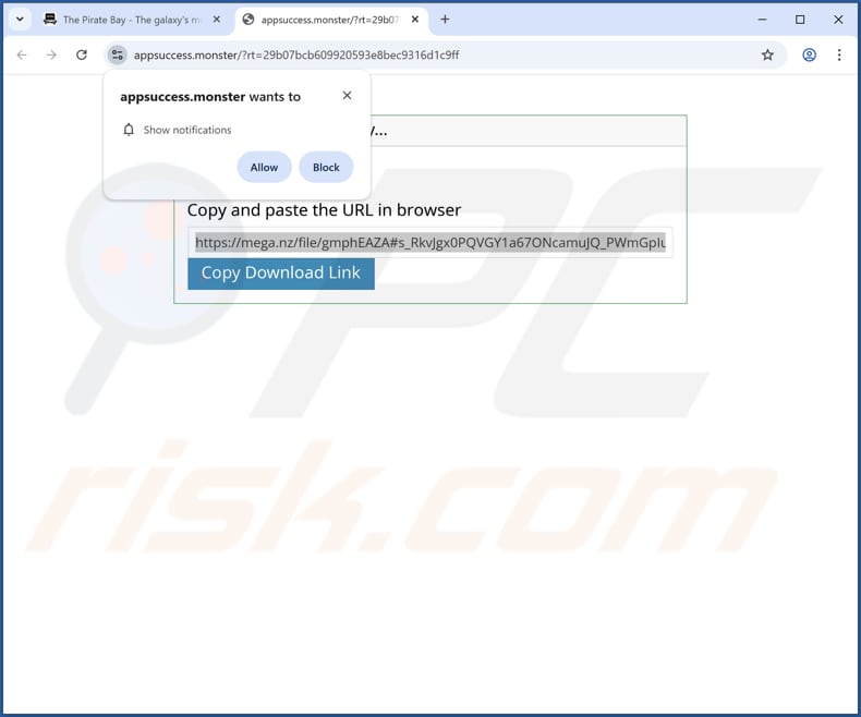 Strona internetowa wykorzystywana do promocji Heizer Kroop Sortic PUA