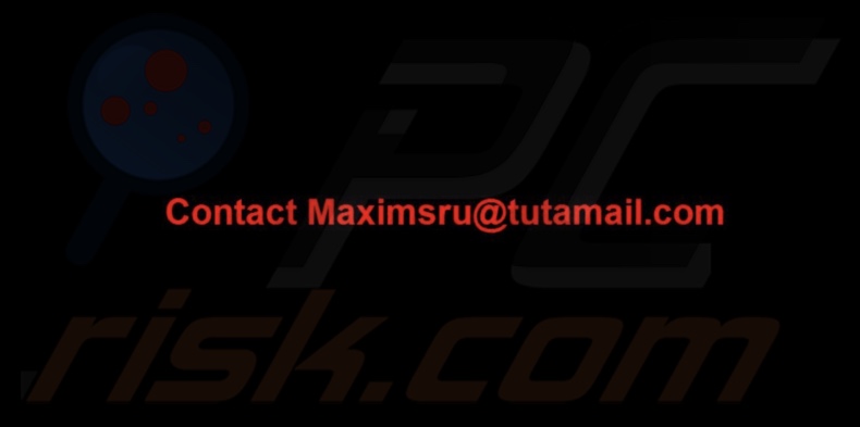 Maximsru ransomware tapeta